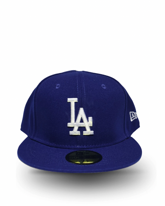 LA PLAIN BLUE FITTED HAT
