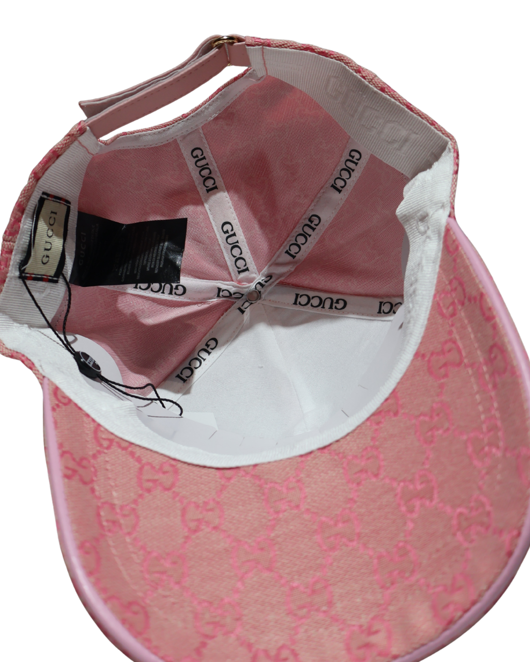 GUCCI MONOGRAM PINK HAT