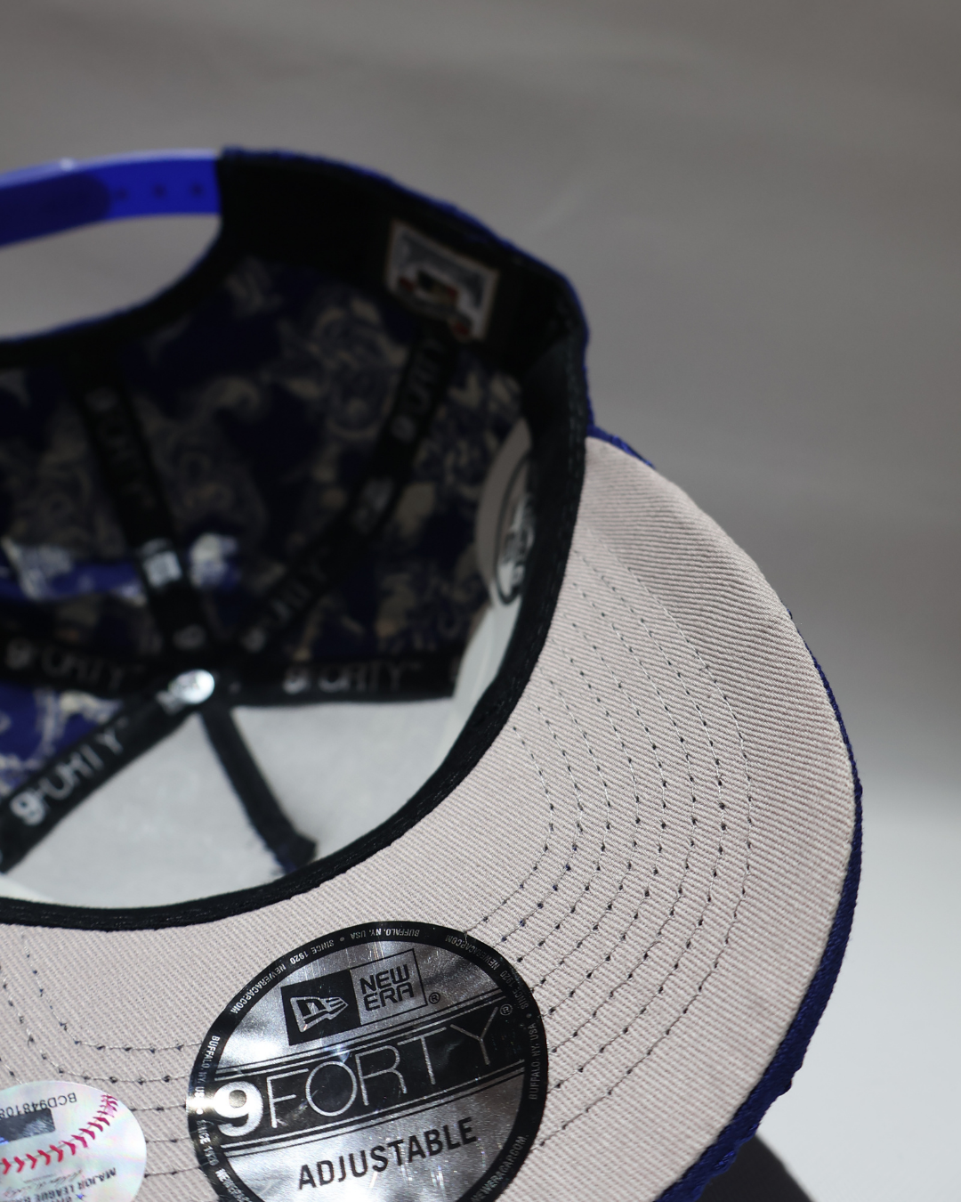 LA BLUE TONAL EMBROIDERY A FRAME SNAPBACK