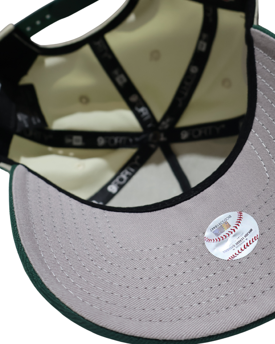 NY TWO TONE GREEN A FRAME SNAPBACK