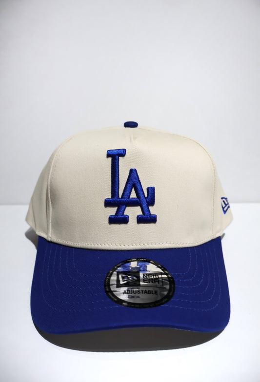 LA TWO TONE BLUE A-FRAME SNAPBACK