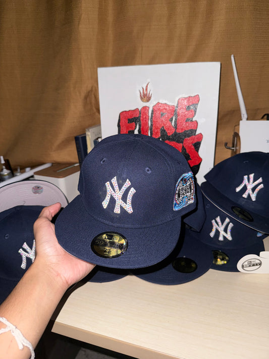 NY NAVY ICED OUT FITTED