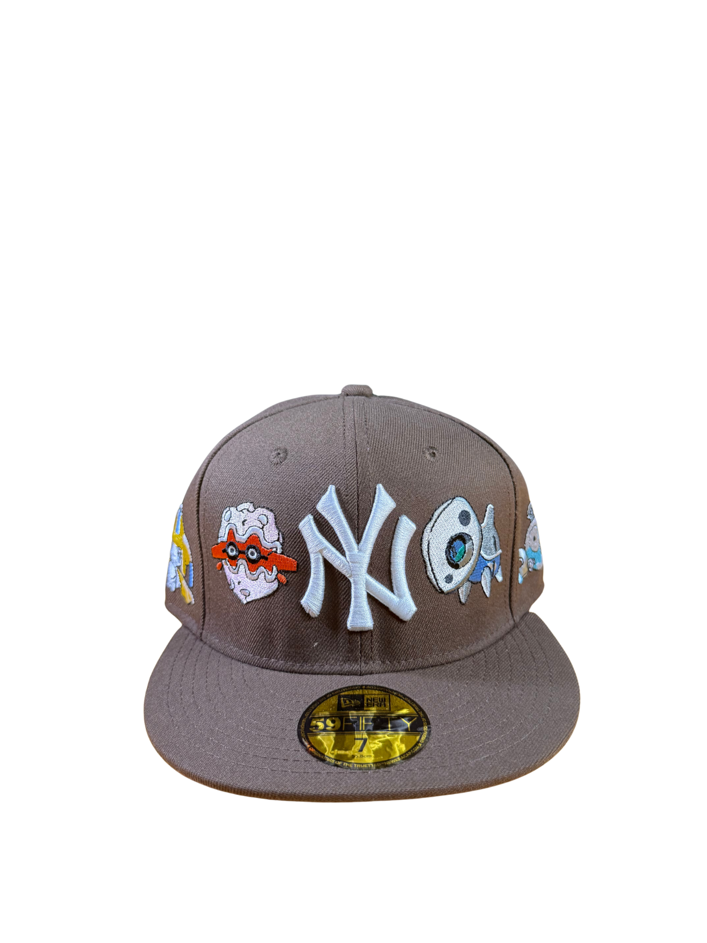 NY POKEMON BROWN FITTED HAT