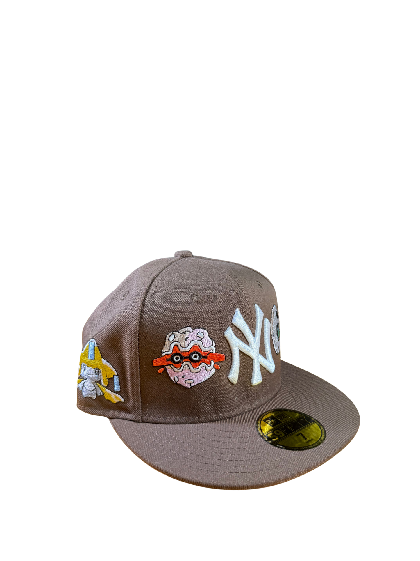 NY POKEMON BROWN FITTED HAT