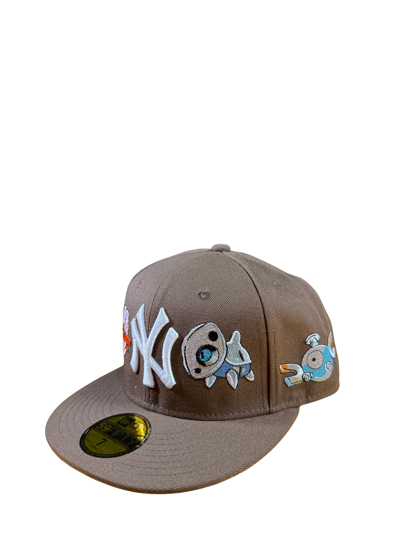 NY POKEMON BROWN FITTED HAT