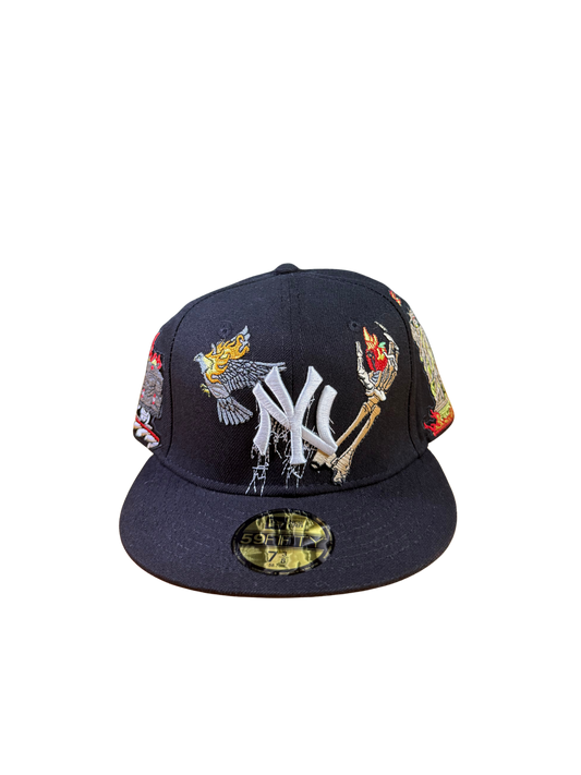 NY NZMU BLACK FITTED HAT