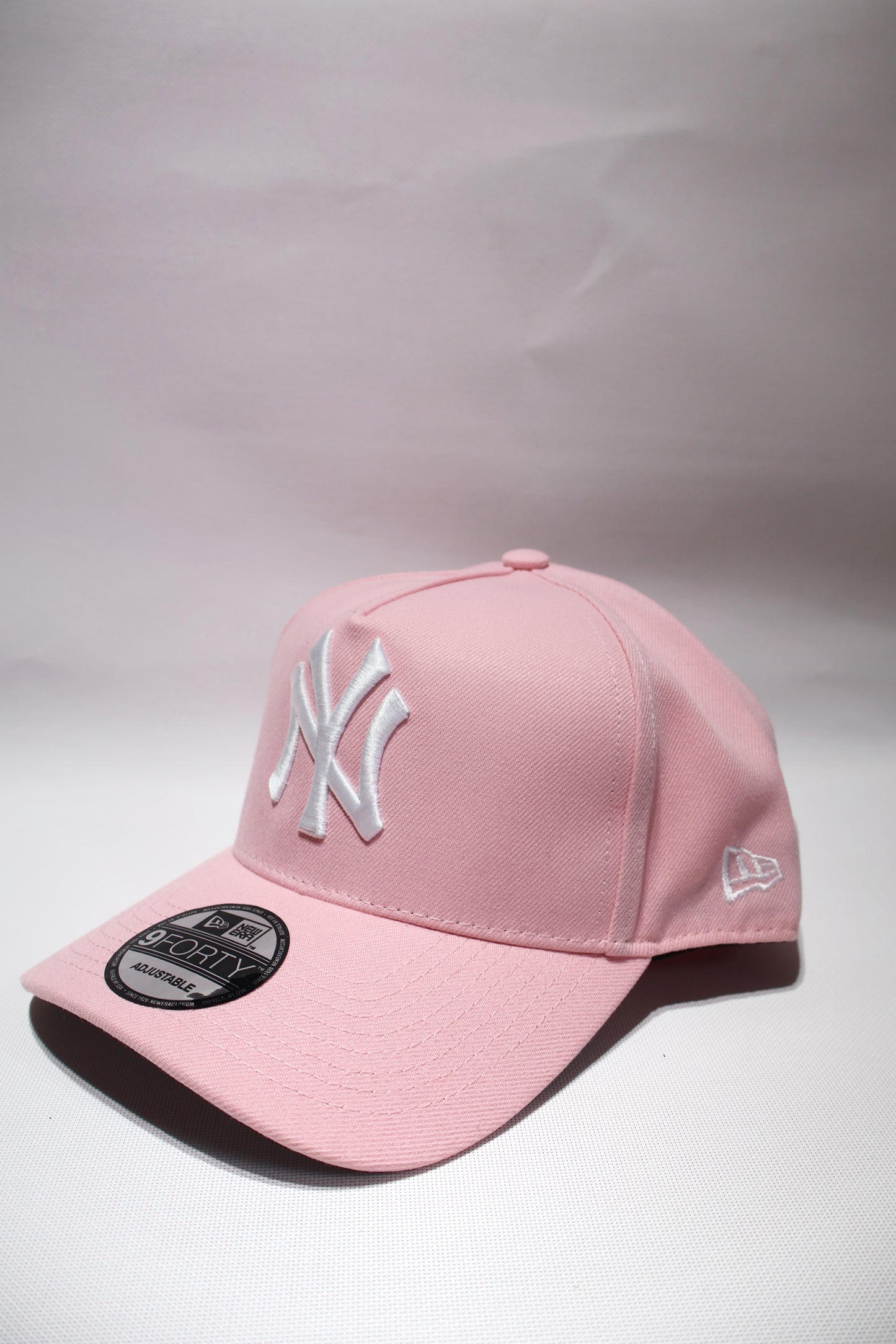 NY LIGHT PINK A FRAME HAT