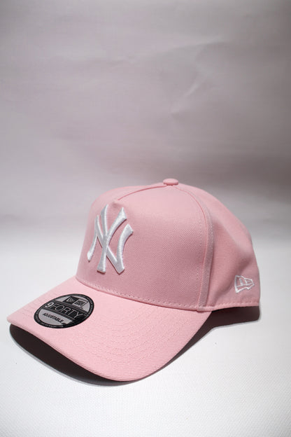 NY LIGHT PINK A FRAME HAT