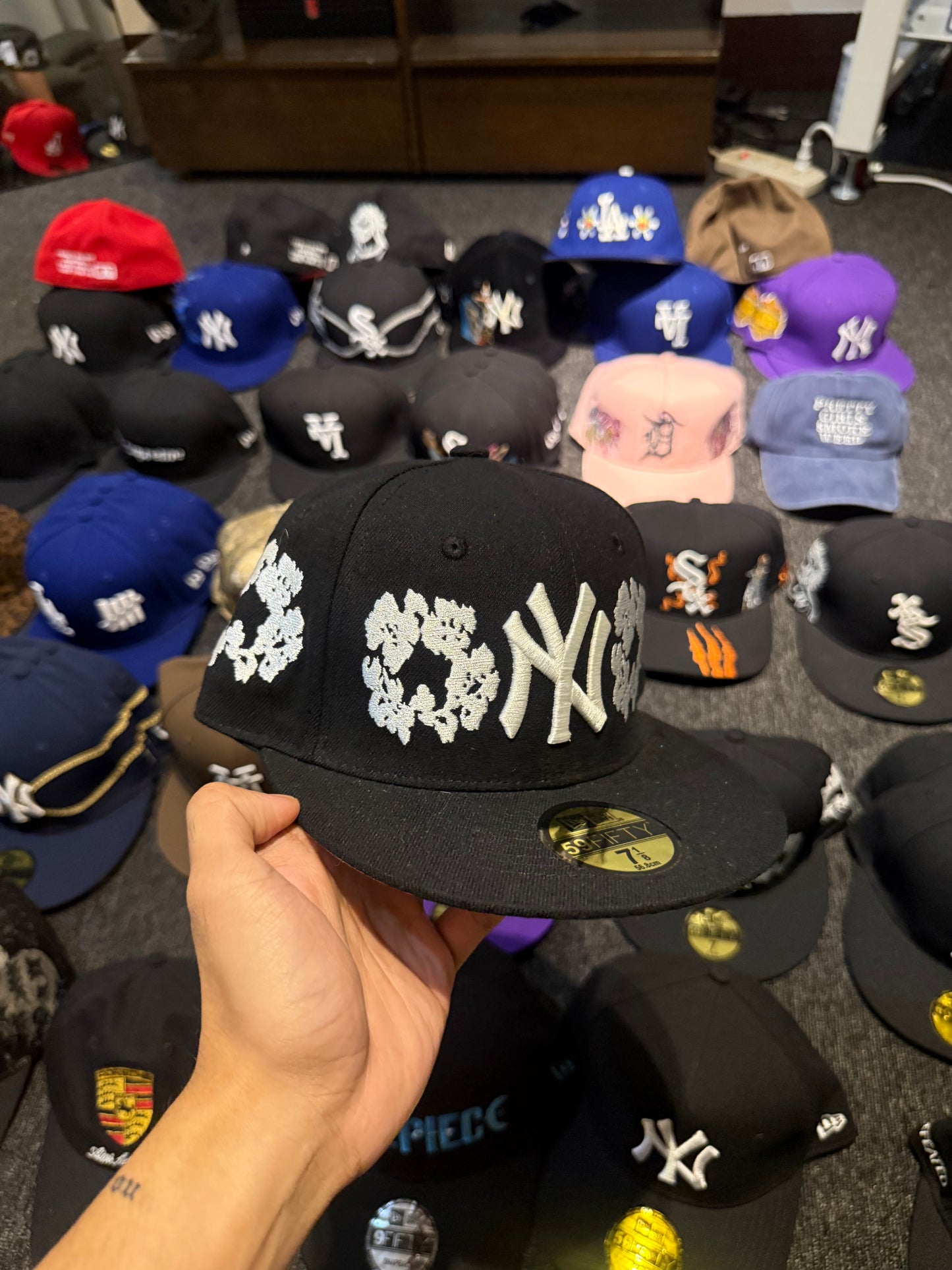 NY DENIM TEARS FITTED
