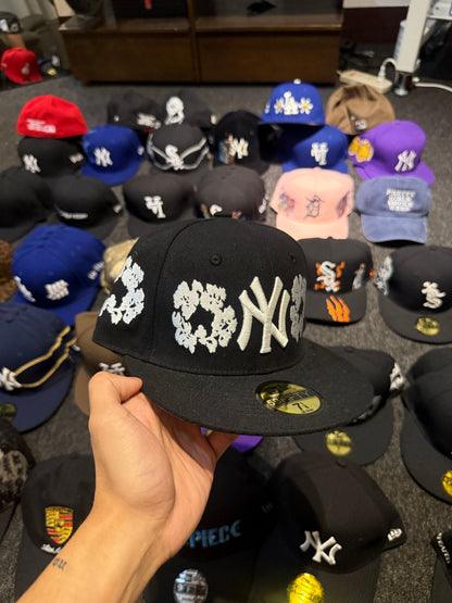 NY DENIM TEARS FITTED