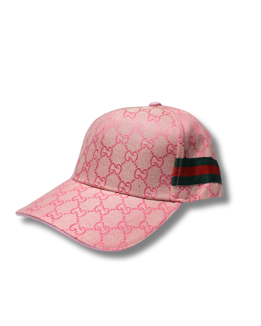 GUCCI MONOGRAM PINK HAT