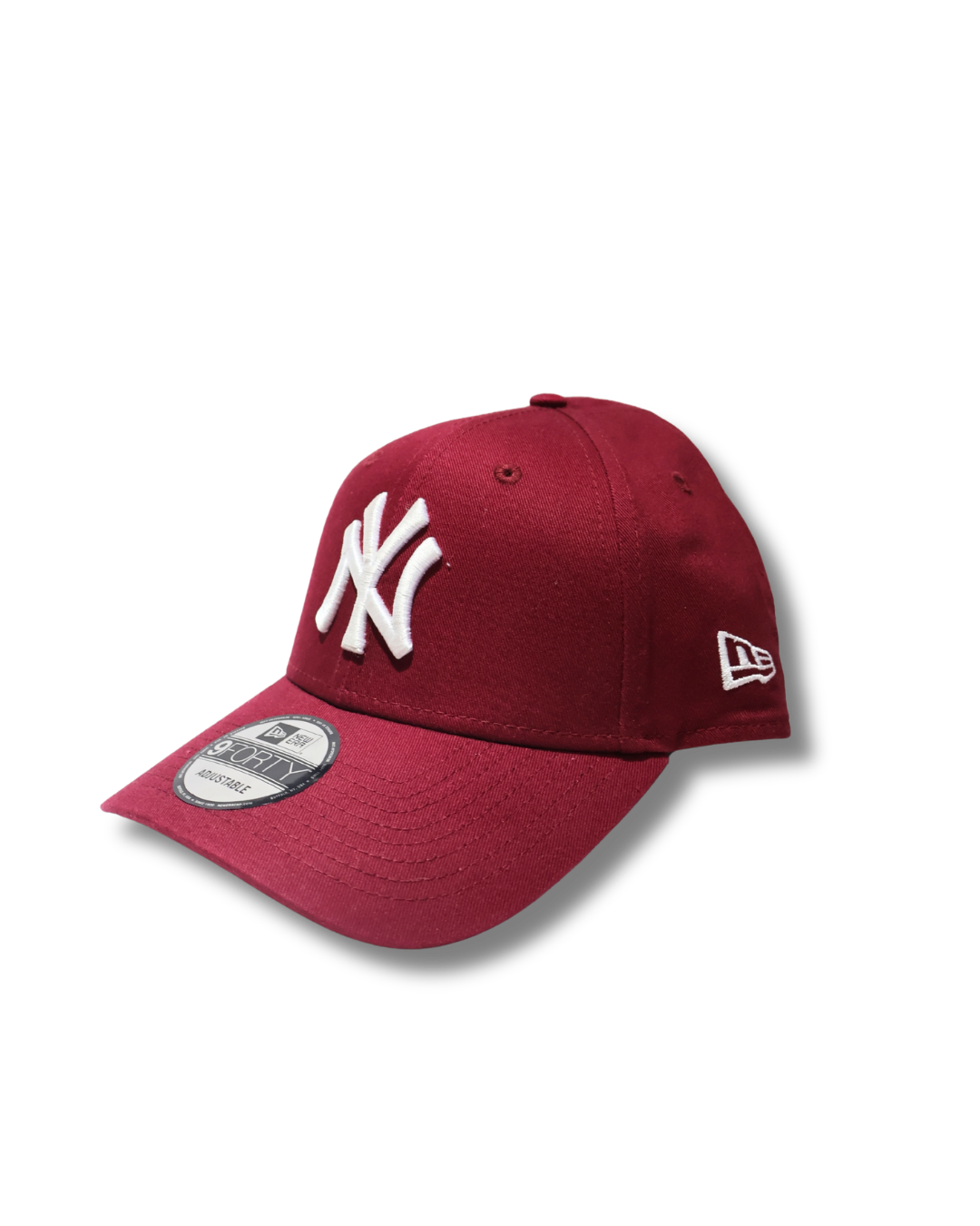 NY BURGUNDY STRUCTURED HAT NE