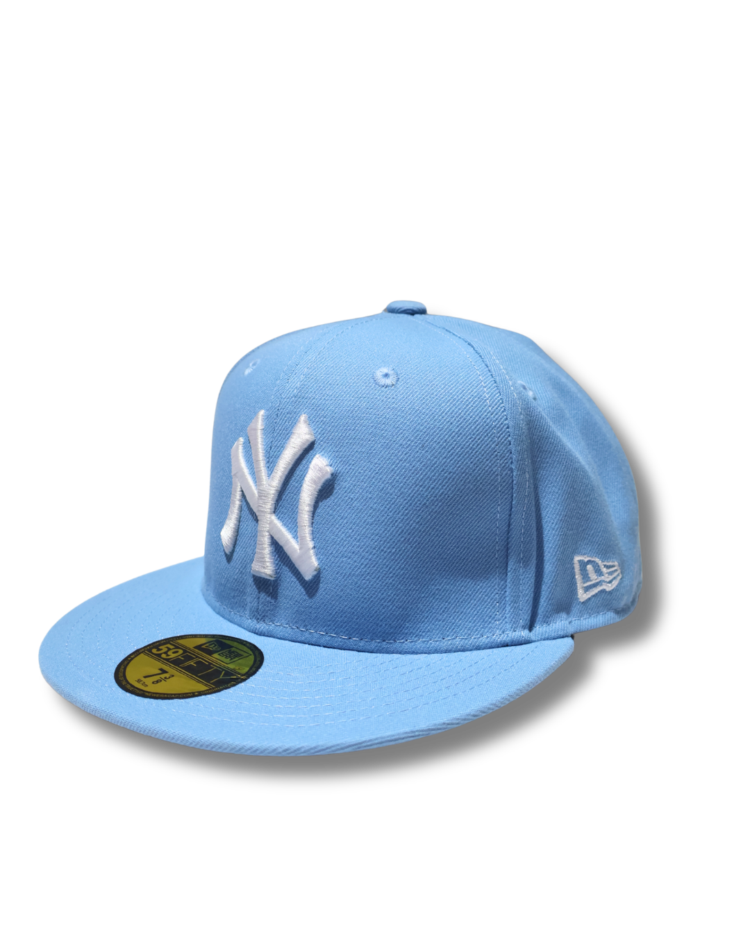 NY SKY BLUE SUPREME SCRIPT FITTED HAT