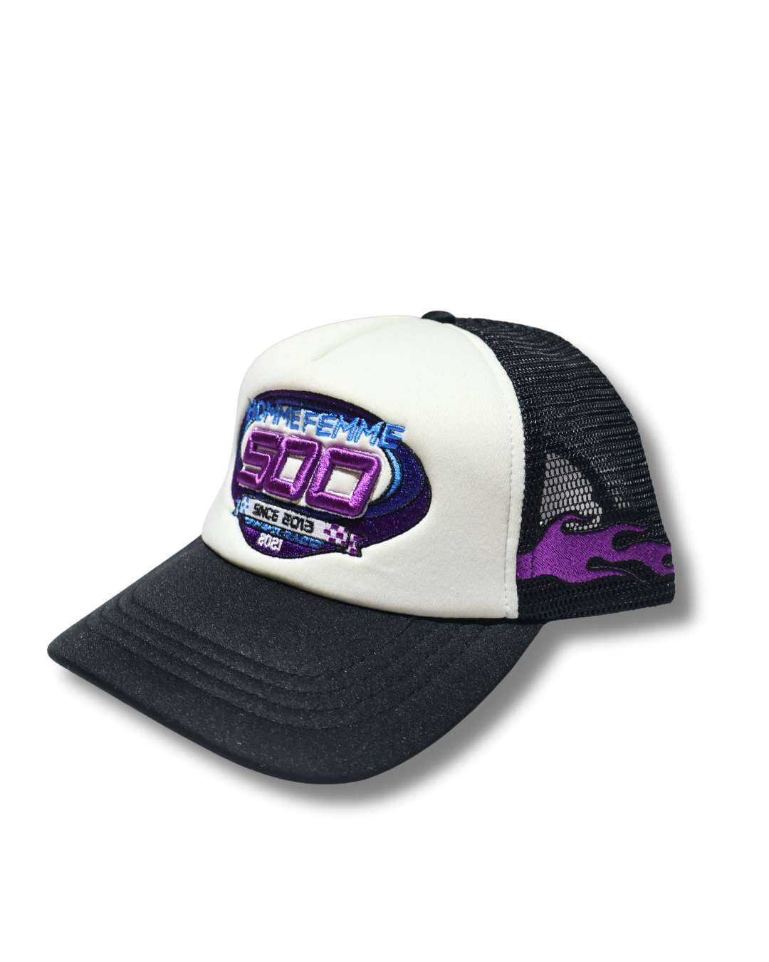 HOMME FEMME RACING TRUCKER HAT