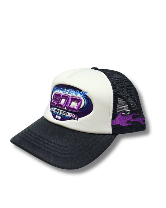 HOMME FEMME RACING TRUCKER HAT