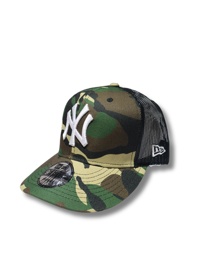 NY CAMOU TRUCKER HAT