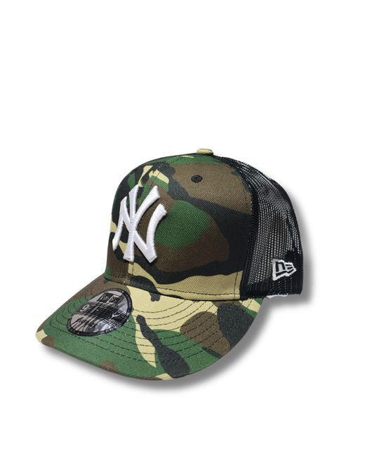 NY CAMOU TRUCKER HAT