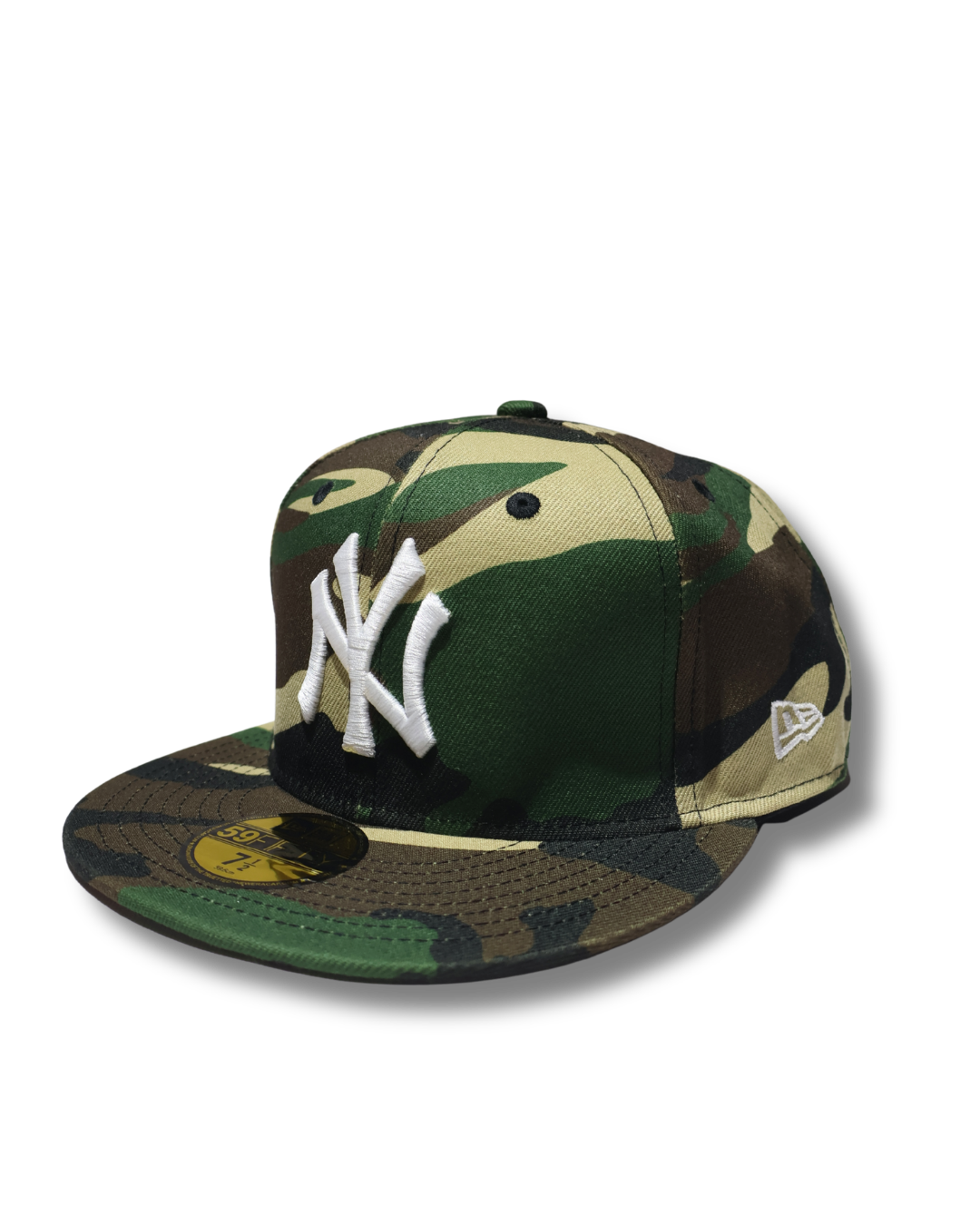 NY SUPREME CAMOU SCRIPT FITTED HAT