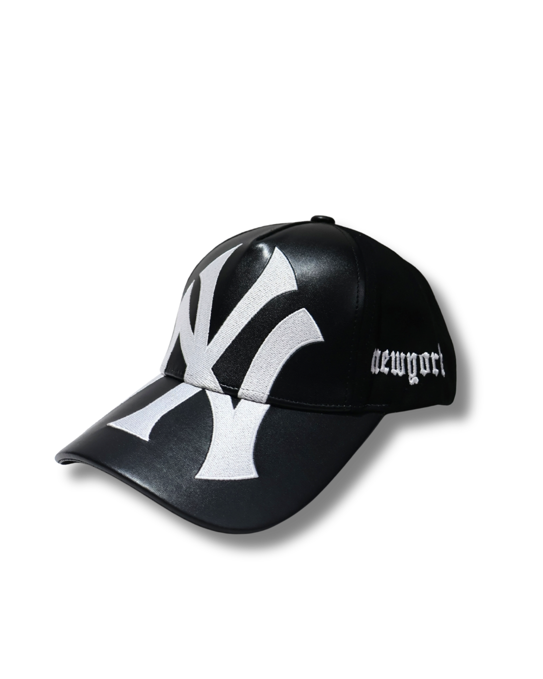 LEATHER NY BIG LOGO STRAPBACK