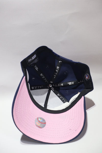 NY FLORAL NAVY A FRAME HAT
