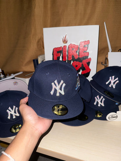 NY NAVY ICED OUT FITTED