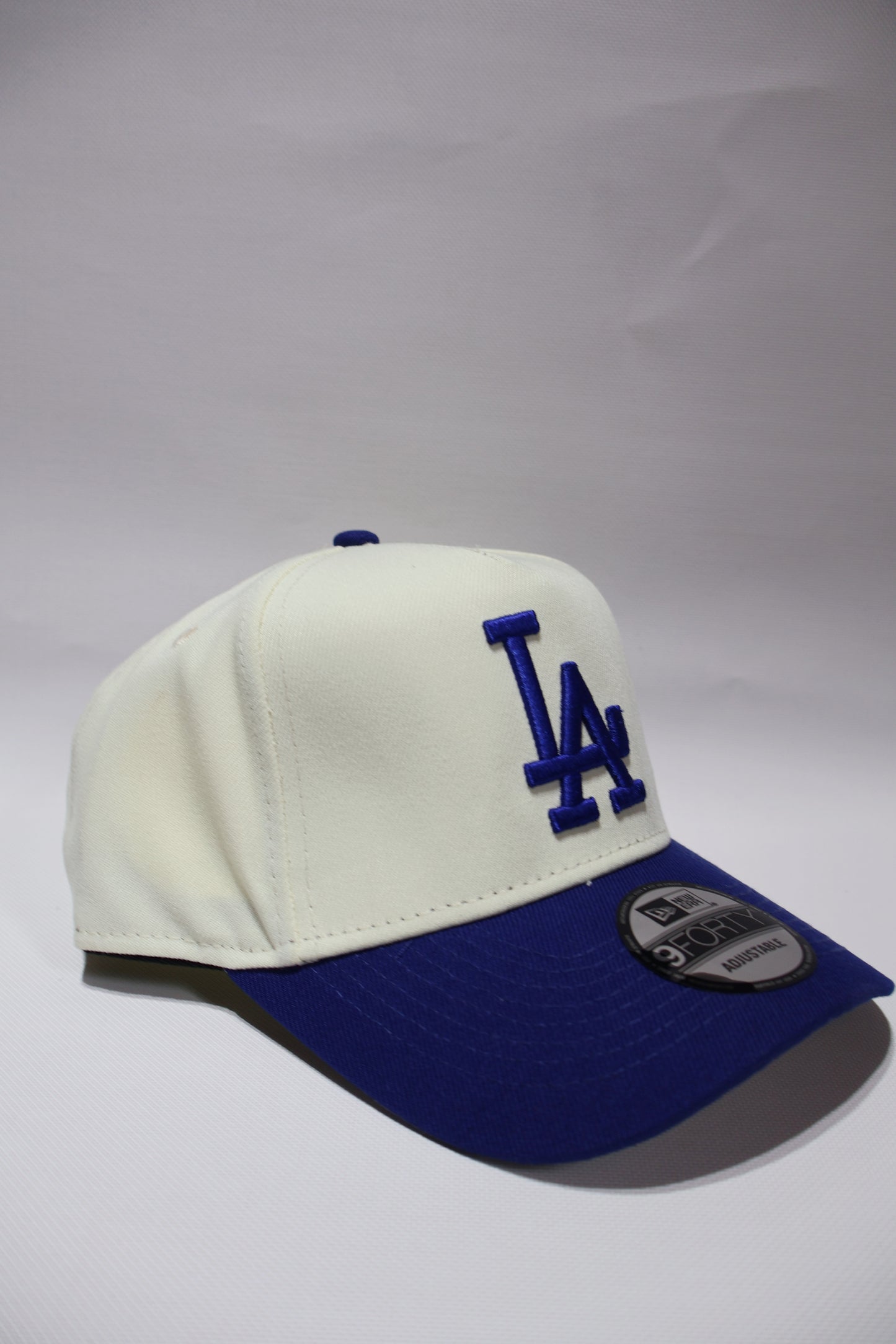 LA TWO TONE BLUE A FRAME HAT
