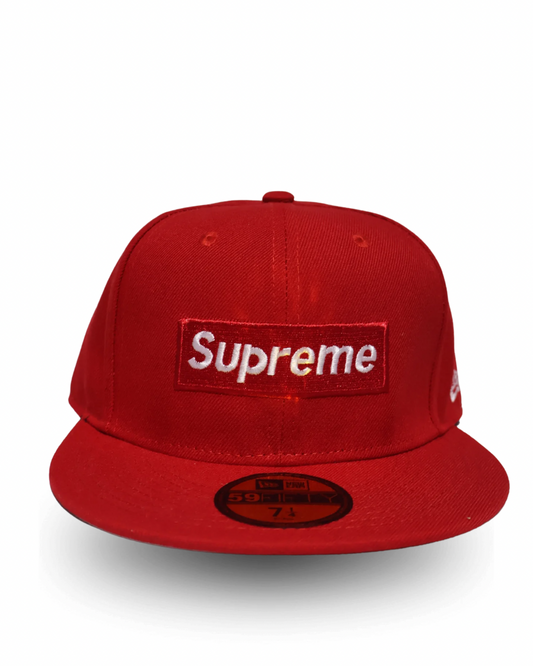 SUPREME RINGS BOX LOGO FITTED