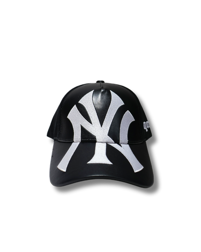 LEATHER NY BIG LOGO STRAPBACK