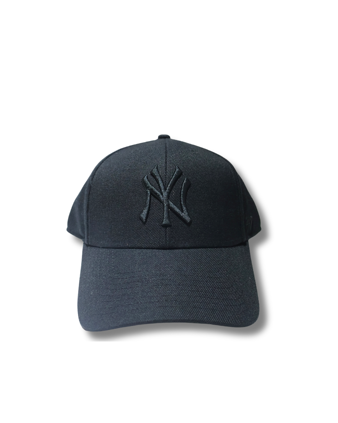 NY TRIPLE BLACK STRUCTURED 47 HAT