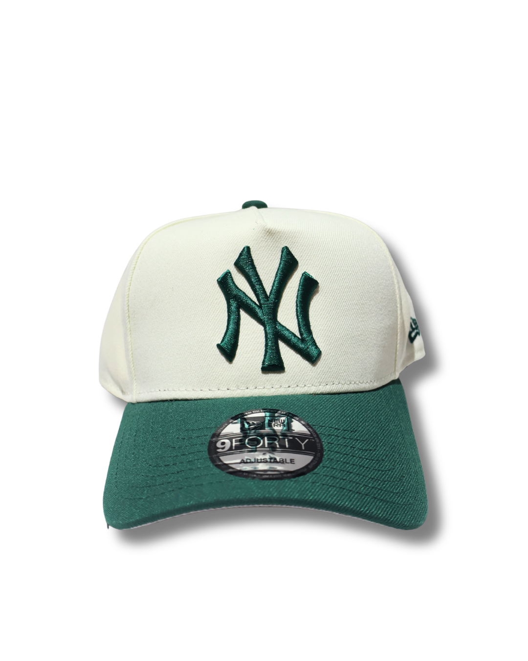 NY TWO TONE GREEN A FRAME SNAPBACK