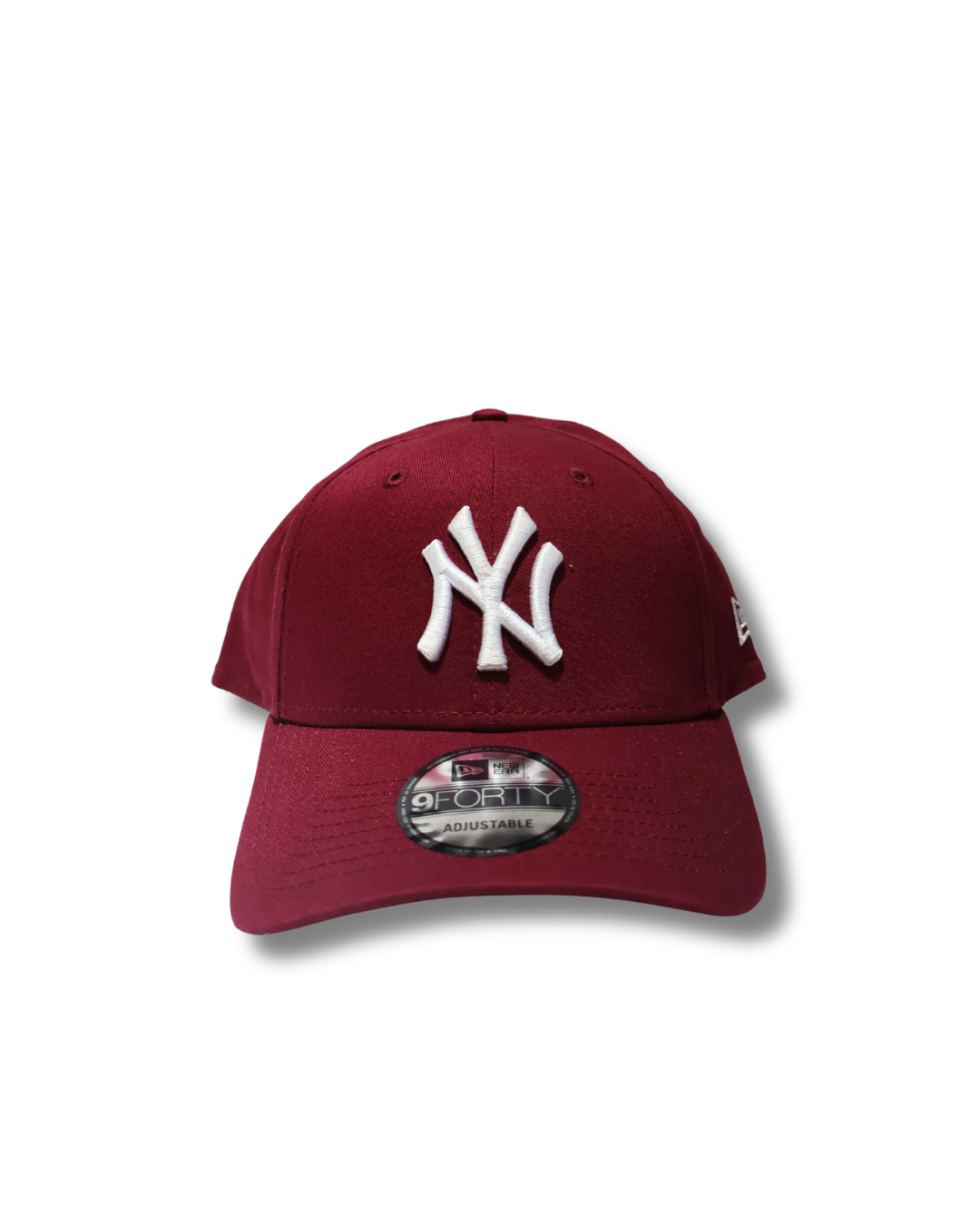 NY BURGUNDY STRUCTURED HAT NE