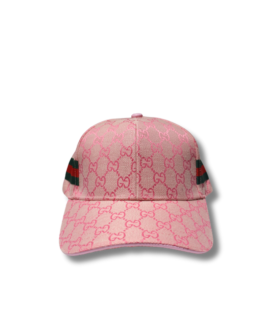 GUCCI MONOGRAM PINK HAT