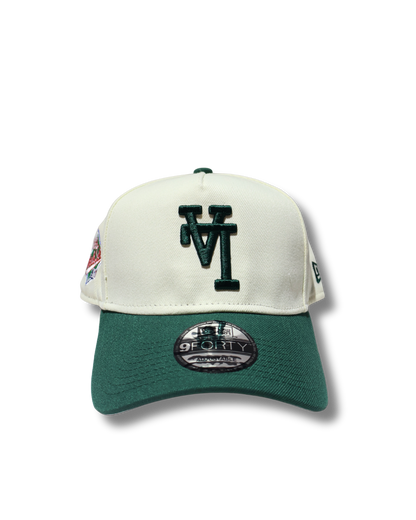 LA TWO TONE GREEN A FRAME SNAPBACK