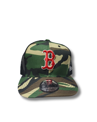 BOSTON CAMOU TRUCKER HAT