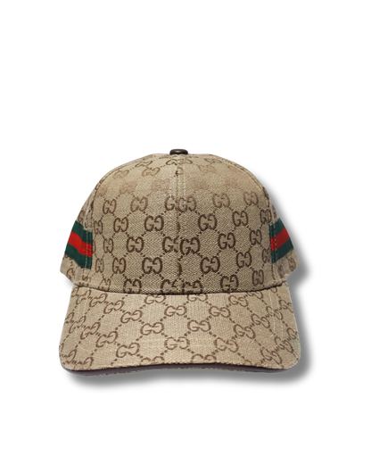 GUCCI MONOGRAM BROWN HAT