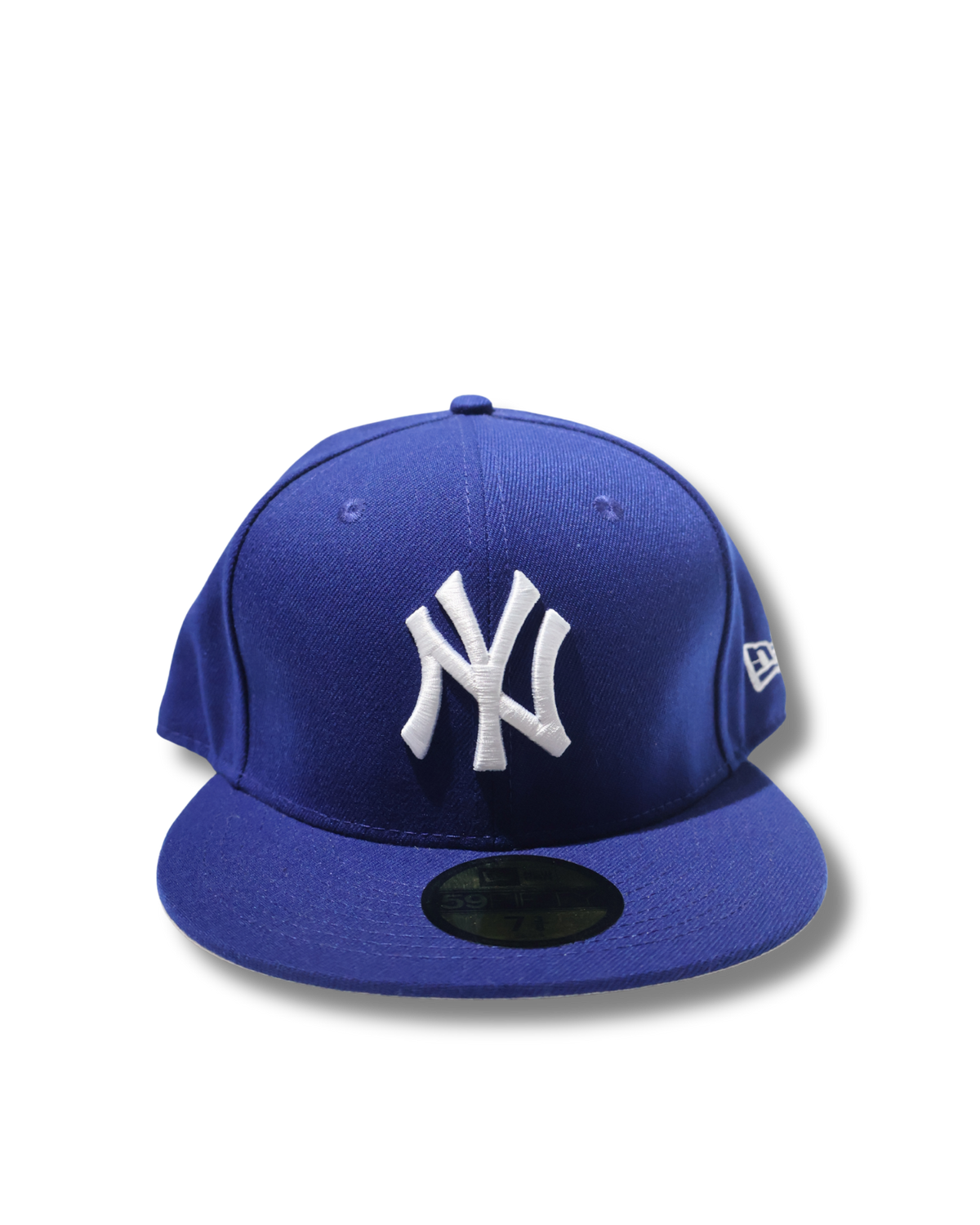 NY PLAIN BLUE FITTED HAT