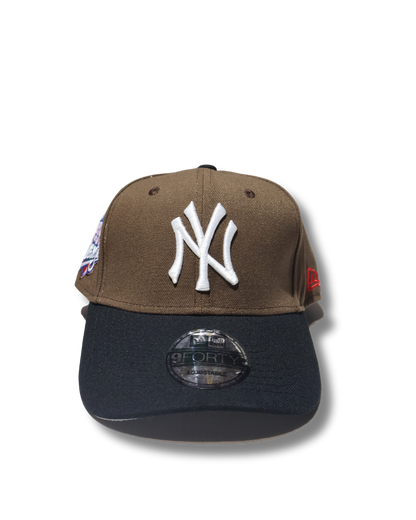 NY TWO TONE BROWN A FRAME SNAPBACK