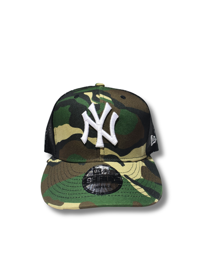 NY CAMOU TRUCKER HAT