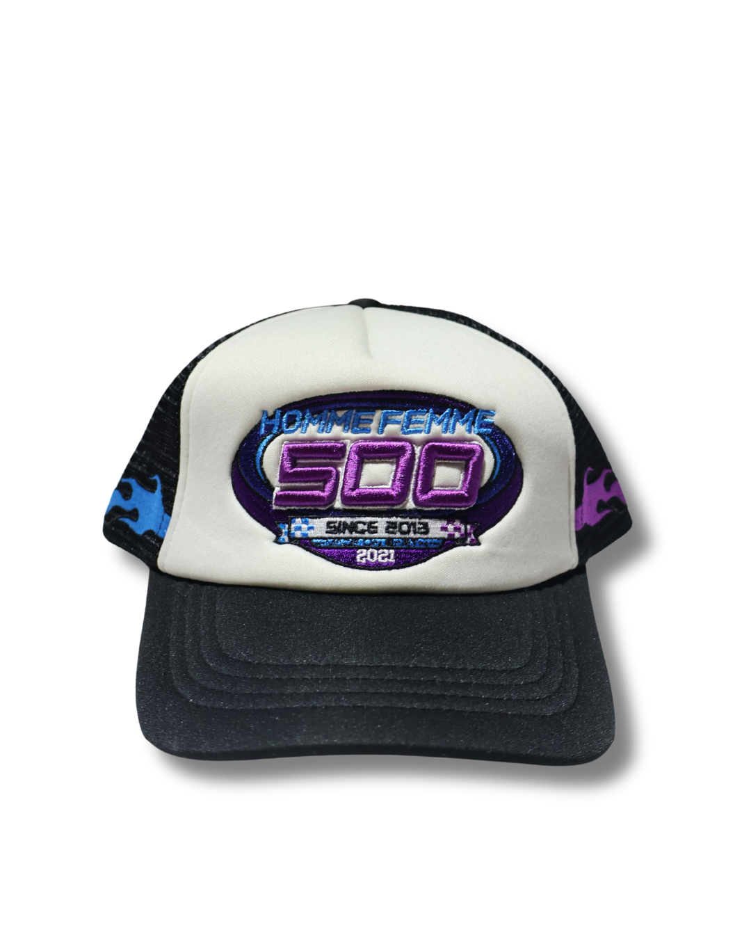 HOMME FEMME RACING TRUCKER HAT