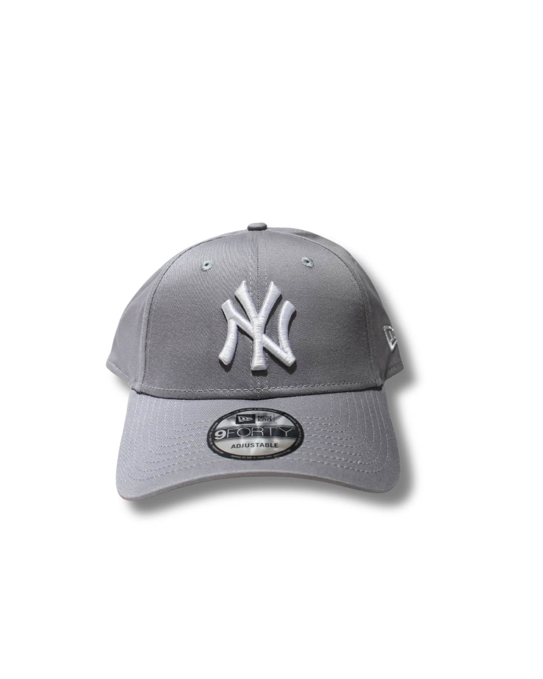 NY GRAY 9FORTY STRUCTURED STRAPBACK