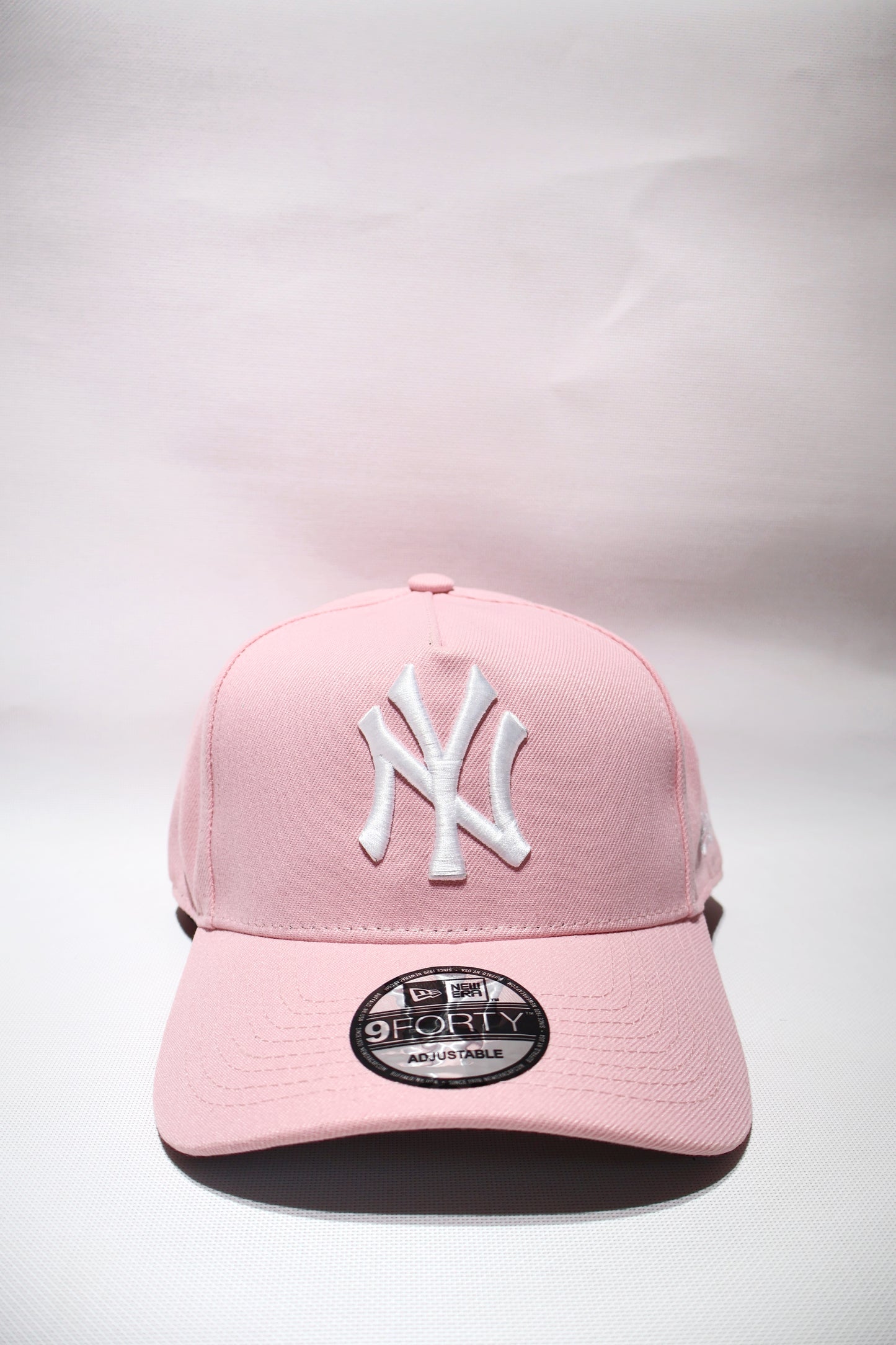 NY LIGHT PINK A FRAME HAT