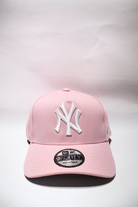 NY LIGHT PINK A FRAME HAT