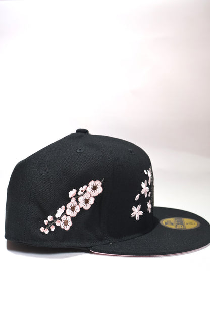 NY SAKURA FLORAL FITTED HAT
