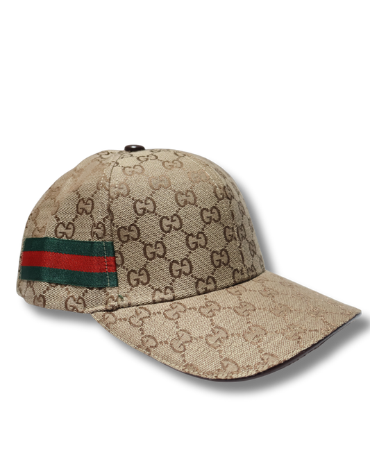 GUCCI MONOGRAM BROWN HAT
