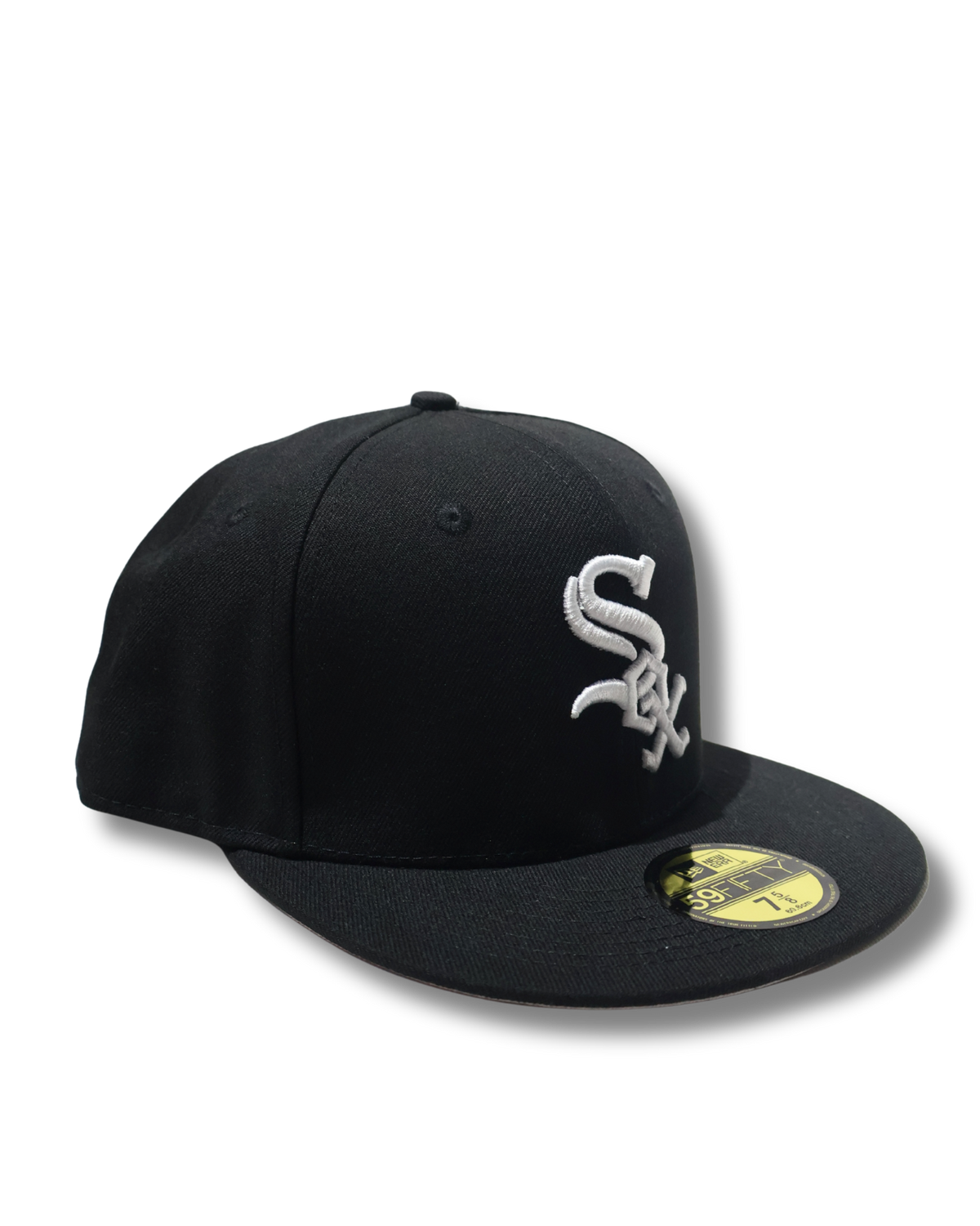 SOX PLAIN BLACK FITTED HAT