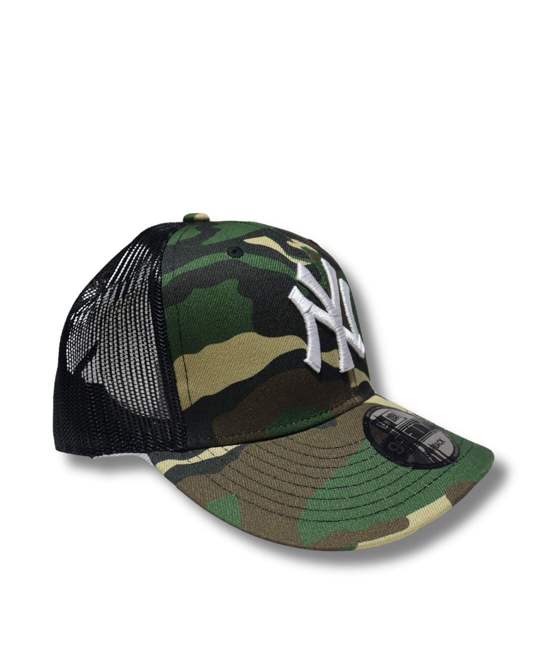 NY CAMOU TRUCKER HAT