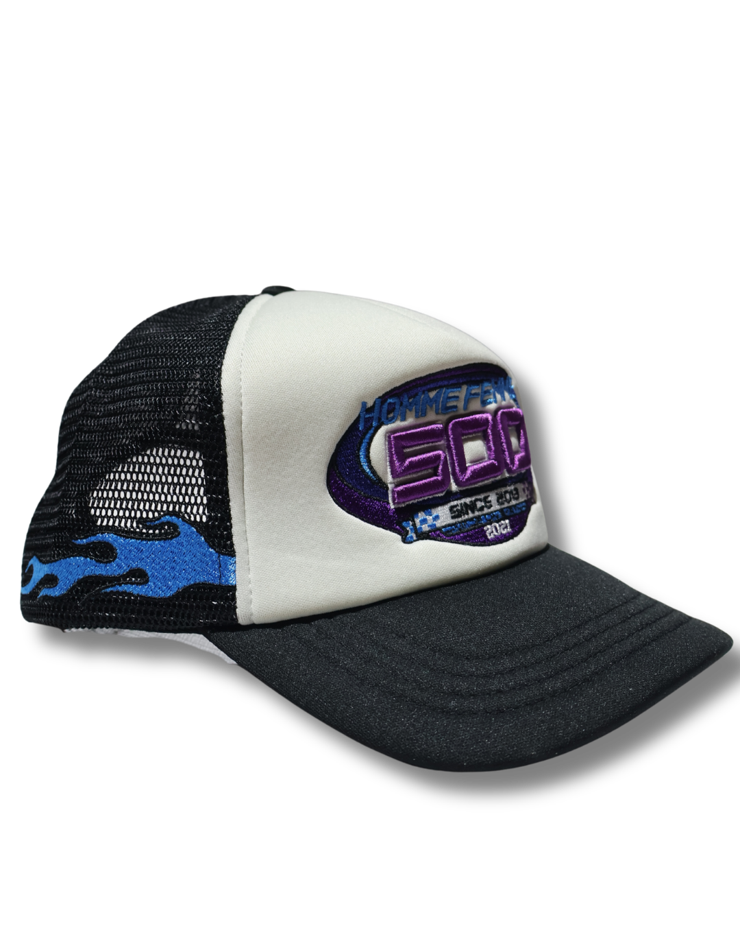 HOMME FEMME RACING TRUCKER HAT