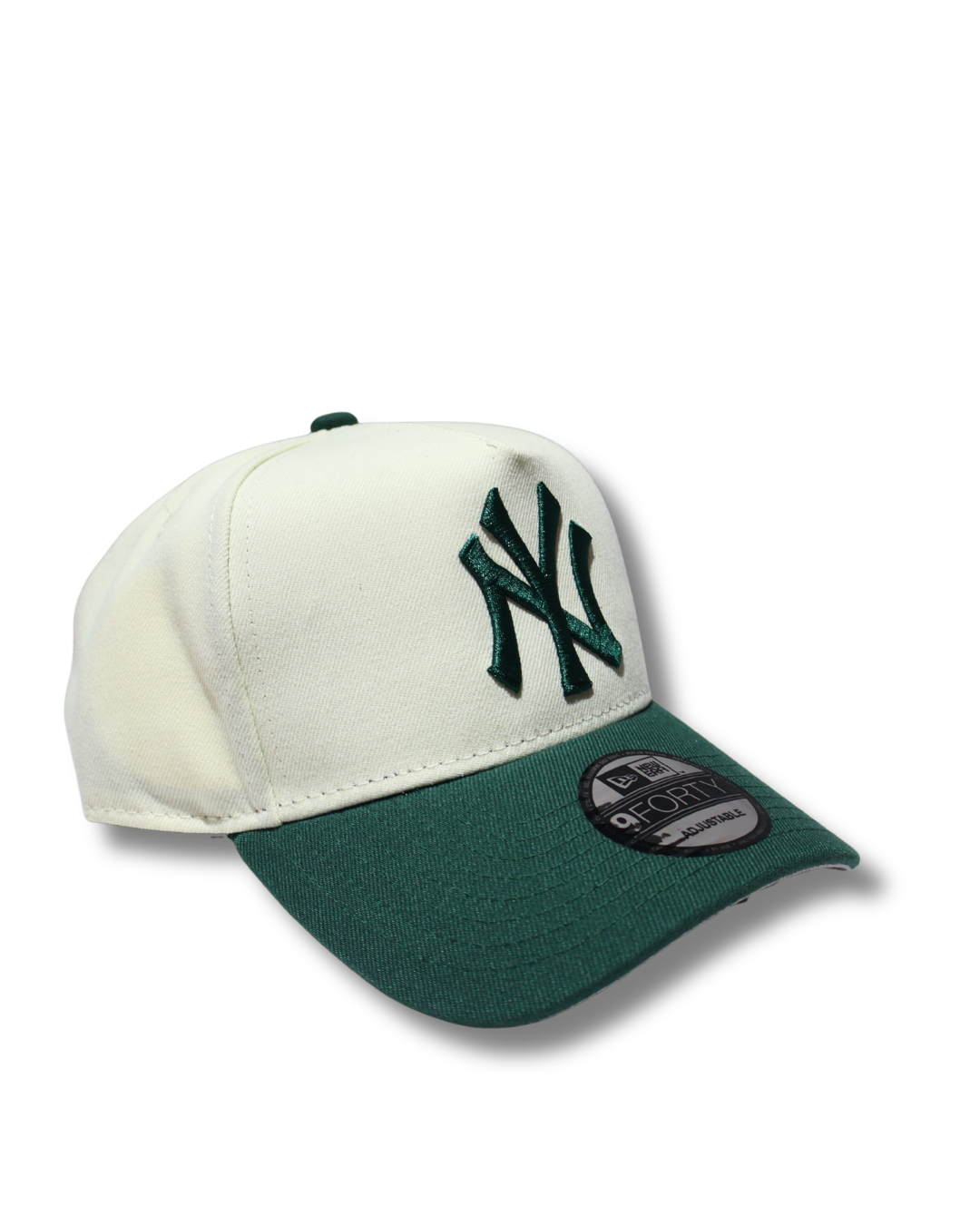 NY TWO TONE GREEN A FRAME SNAPBACK