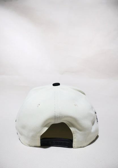 NY TWO TONE WHITE AND BLACK A-FRAME