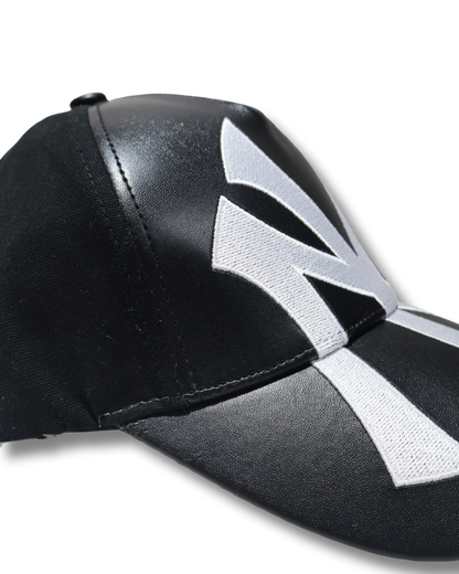LEATHER NY BIG LOGO STRAPBACK